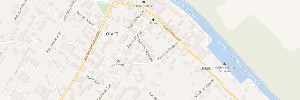 Plan du 1 Rue Léo Lagrange à Loivre
