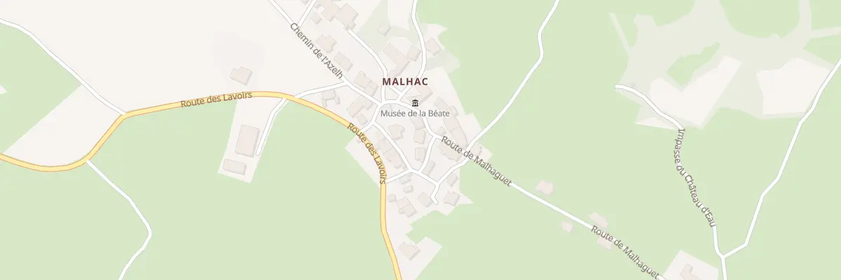 Plan du 6 Rte de Malhaguet à Alleyrac