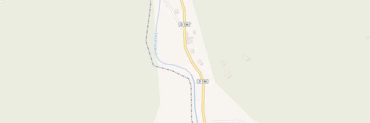 Plan du 7 Rte du Col à Sénéchas