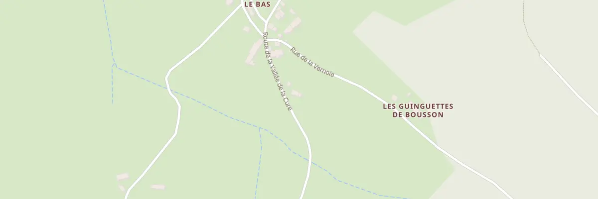 Plan du 484 Bousson Le Bas à Quarré-les-Tombes