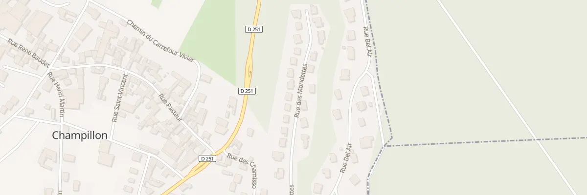Plan du 20 Rue des Mondettes à Champillon