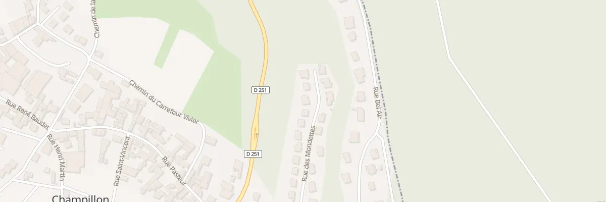 Plan du 30 Rue des Mondettes à Champillon
