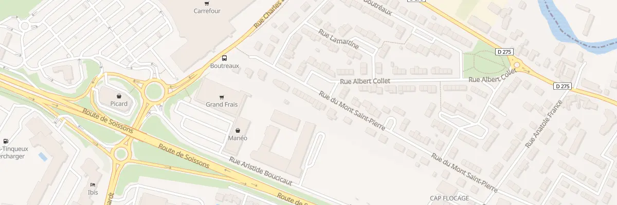Plan du 61 Rue du Mont Saint Pierre à Tinqueux