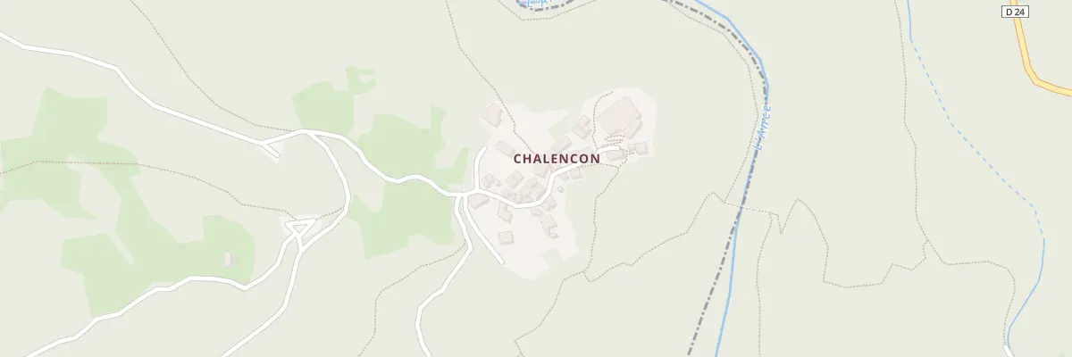 Plan du 5143 Chalencon à Tiranges