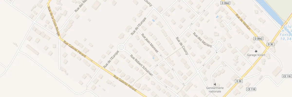 Plan du 6 Rue Jean Monnet à Loivre