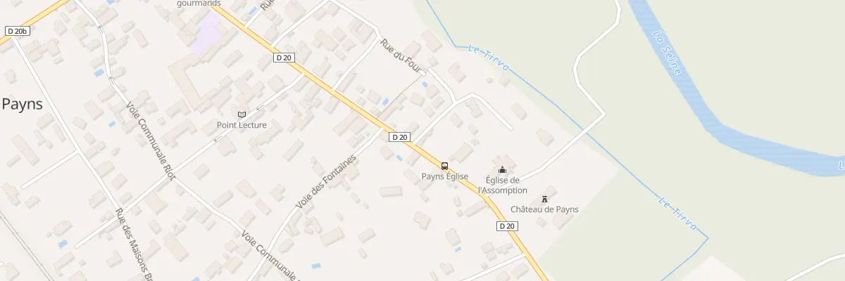 Plan du 6 Rue Hugues de Payns à Payns
