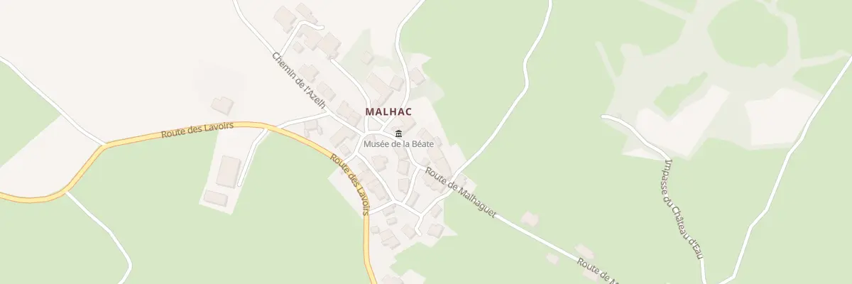 Plan du 5028A Malhac à Alleyrac
