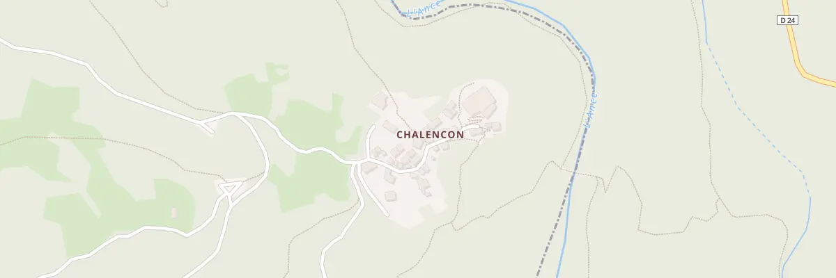 Plan du 119 Che du Chateau à Saint-André-de-Chalencon