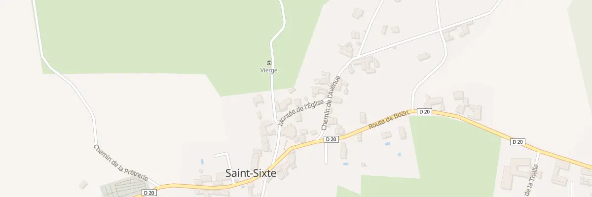 Plan du 109 Mte de l’Église à Saint-Sixte