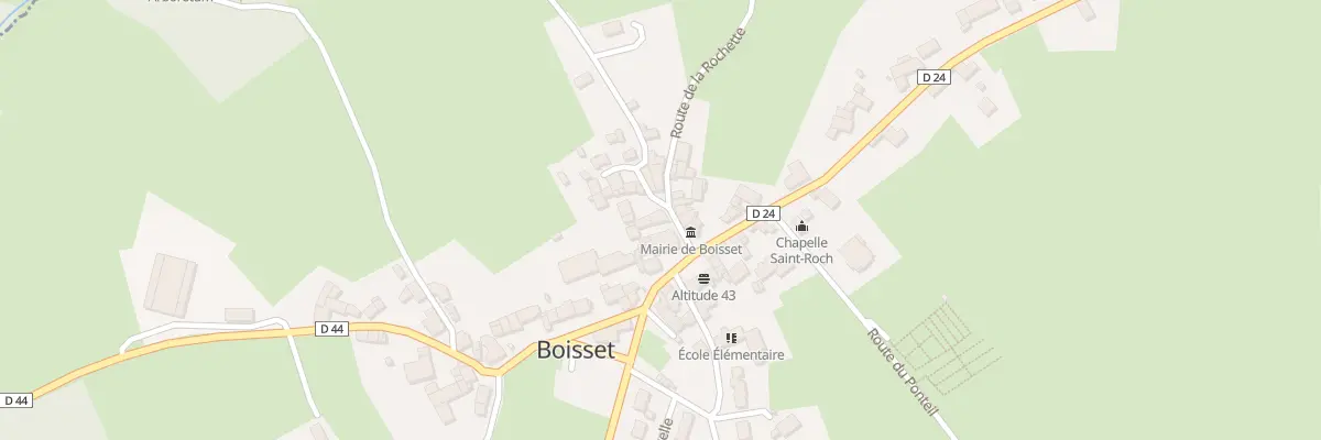 Plan du 5054 Le Bourg à Boisset