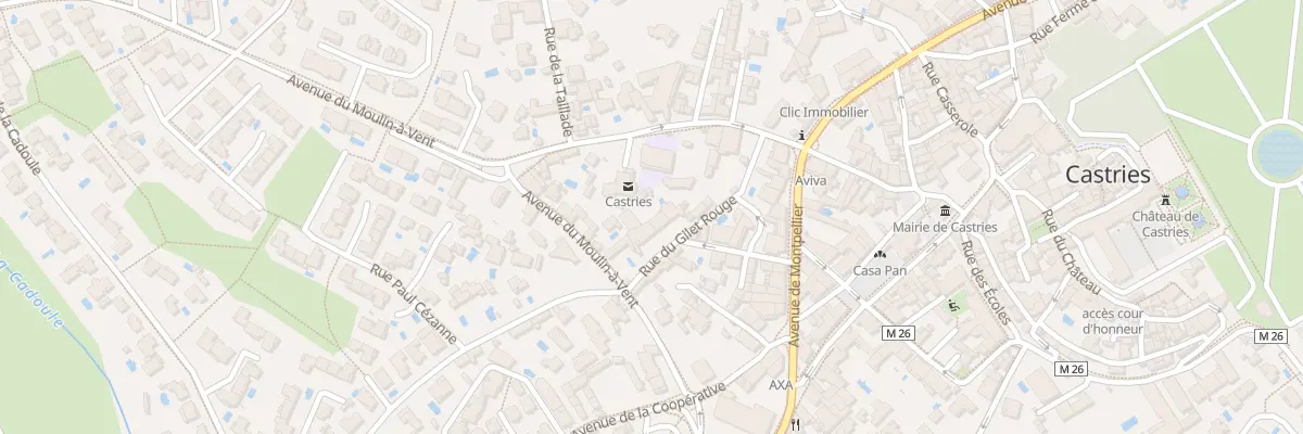 Plan du 6 Rue du Gilet Rouge à Castries