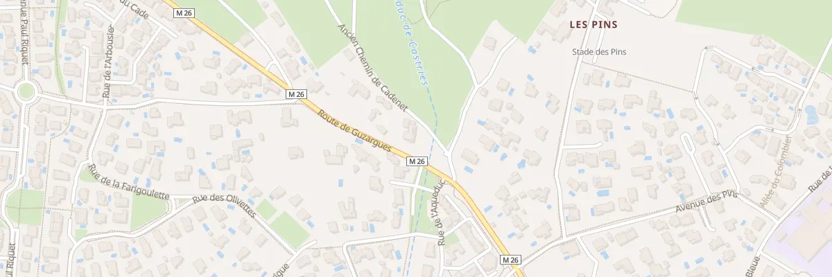 Plan du 65 Che de Cadenet à Castries