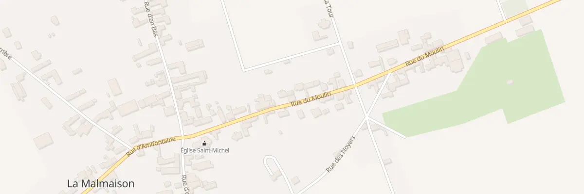 Plan du 15 Rue du Moulin à La Malmaison