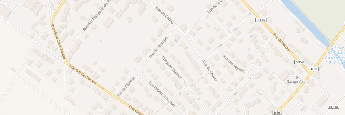 Plan du 3 Rue Jean Monnet à Loivre