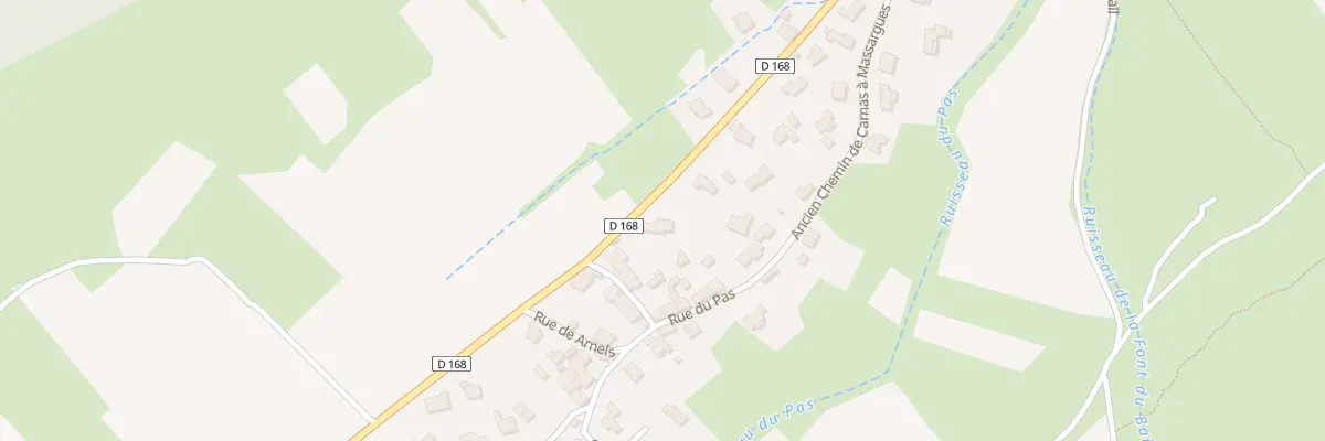 Plan du 5233 Rte de Saint Bauzille à Carnas