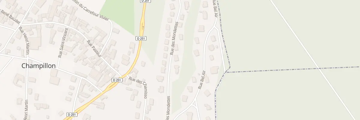 Plan du 3 Rue des Mondettes à Champillon