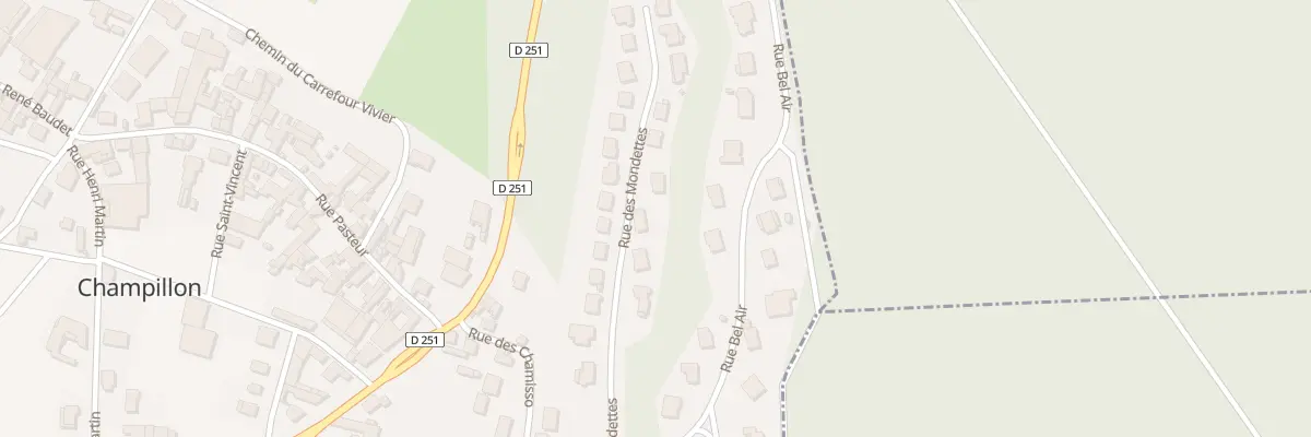 Plan du 5 Rue des Mondettes à Champillon
