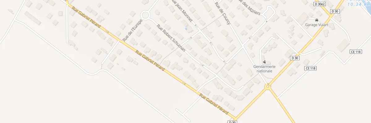 Plan du 14 Rue Robert Schuman à Loivre
