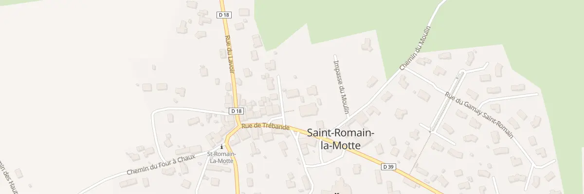 Plan du 48 Che du Platane à Saint-Romain-la-Motte