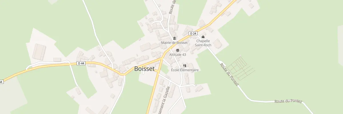 Plan du 5036 Le Bourg à Boisset