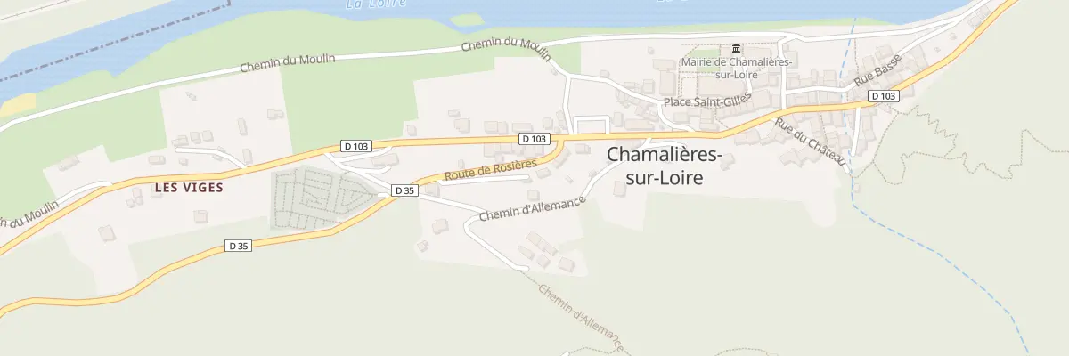 Plan du 121 Rte de Rosières à Chamalières-sur-Loire