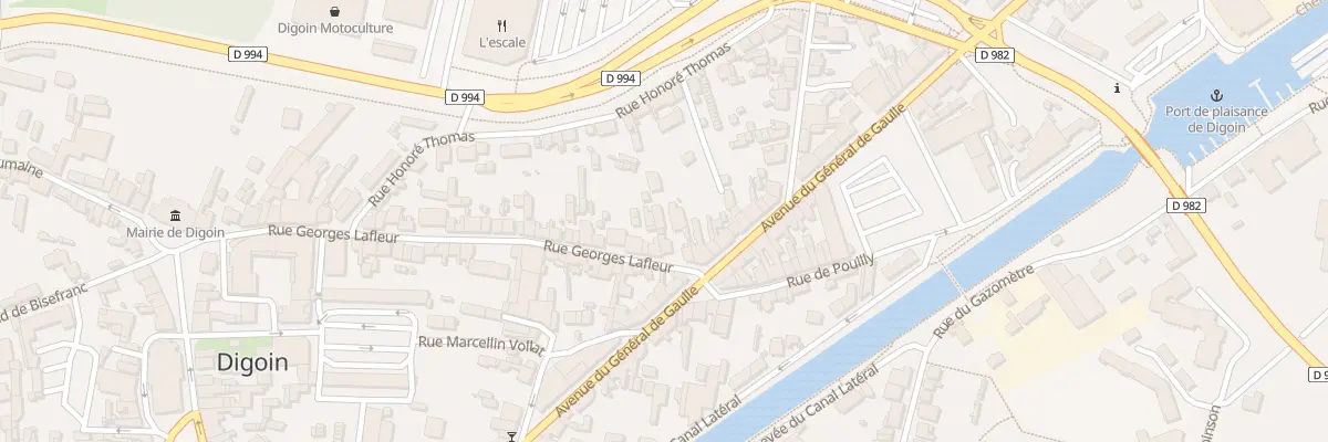 Plan du 75 Rue Georges Lafleur à Digoin