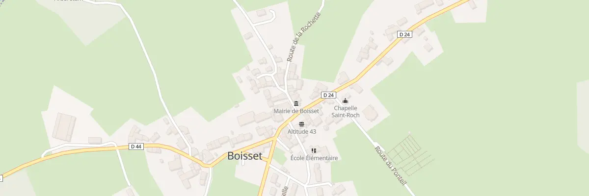Plan du 5035 Le Bourg à Boisset