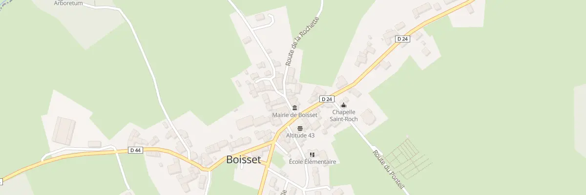 Plan du 5093 Le Bourg à Boisset
