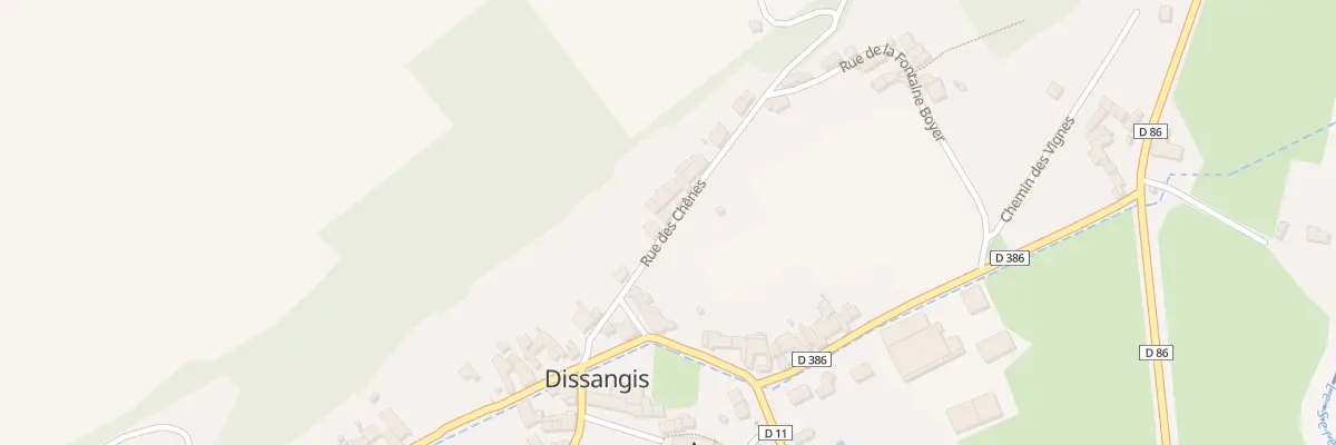 Plan du 9 Rue des Chênes à Dissangis