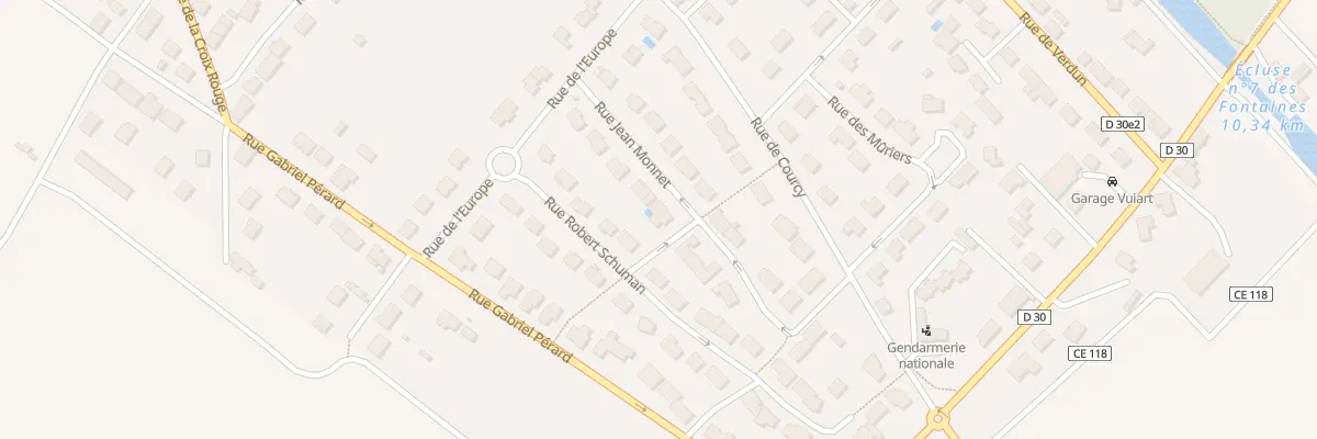 Plan du 10 Rue Jean Monnet à Livry-Louvercy
