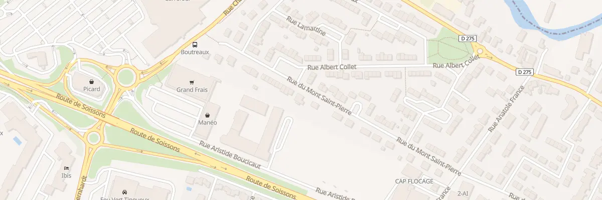 Plan du 51 Rue du Mont Saint Pierre à Tinqueux