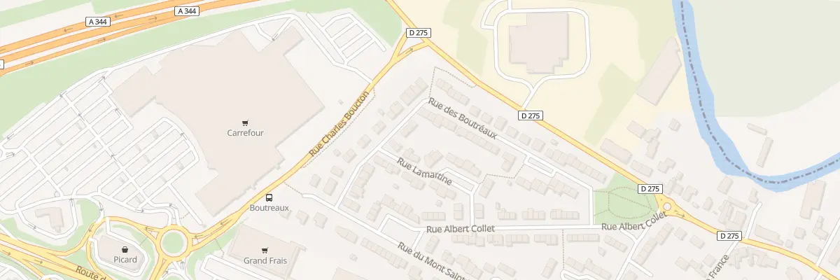 Plan du 43 Rue des Boutreaux à Tinqueux