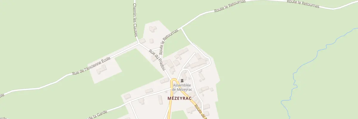 Plan du 5123 Mezeyrac à Issanlas