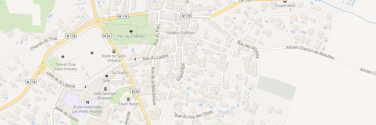 Plan du 1 Rue de la Bouvine à Saint-Drézéry