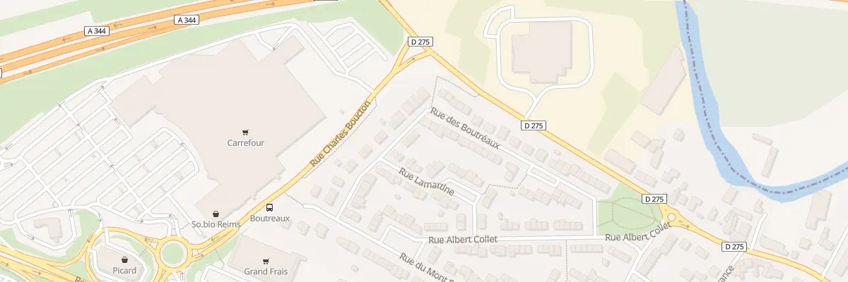 Plan du 41 Rue des Boutreaux à Tinqueux