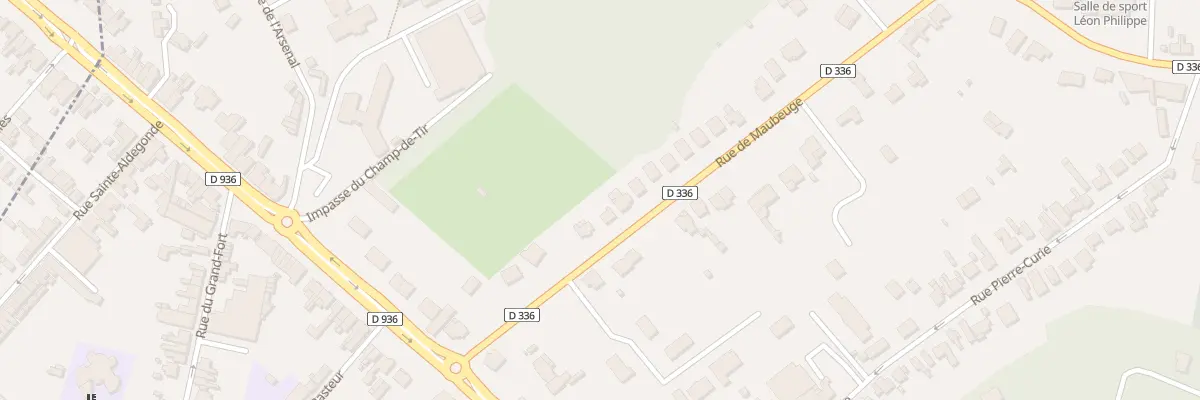Plan du 202 Rue de Maubeuge à Rousies