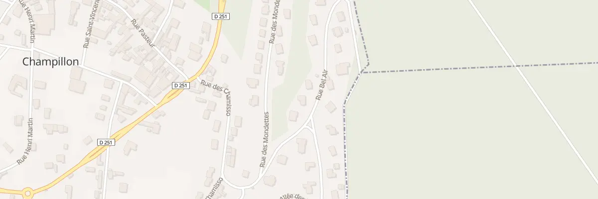 Plan du 4 Rue du Bel Air à Champillon