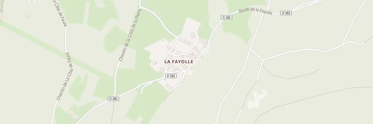 Plan du 1069 Rte de La Fayolle à Chamalières-sur-Loire