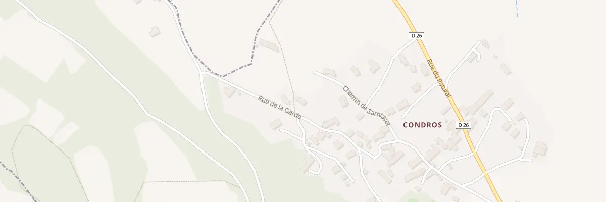 Plan du 16 Rue de la Garde à Saint-Étienne-Lardeyrol