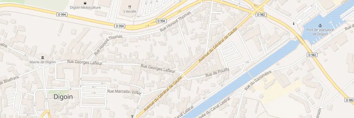 Plan du 77 Rue Georges Lafleur à Digoin