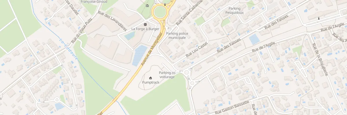 Plan du 83 Rue Lou Castel à Castries