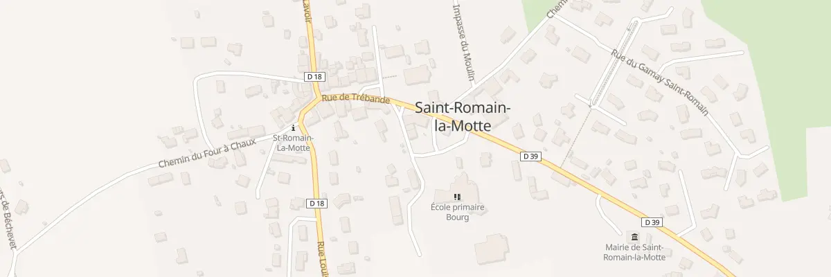 Plan du 25 Imp de la Maréchalerie à Saint-Romain-la-Motte