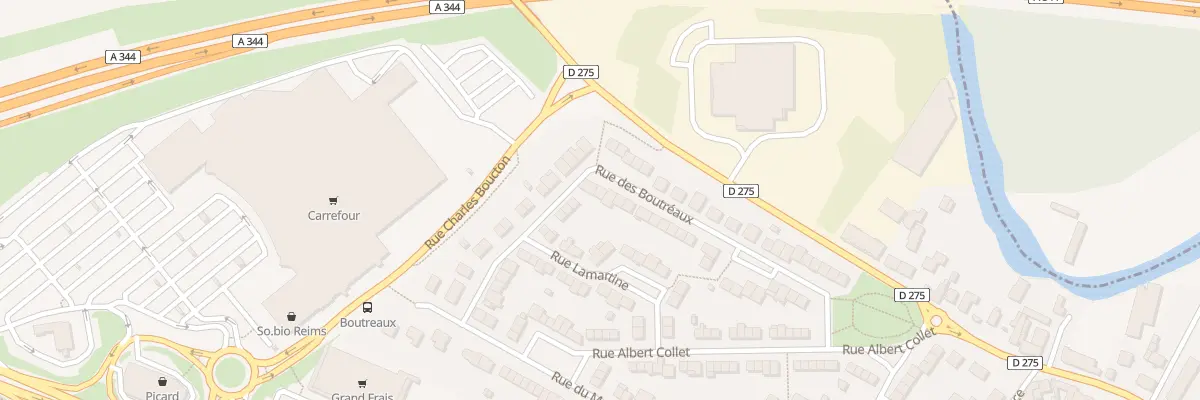 Plan du 37 Rue des Boutreaux à Tinqueux