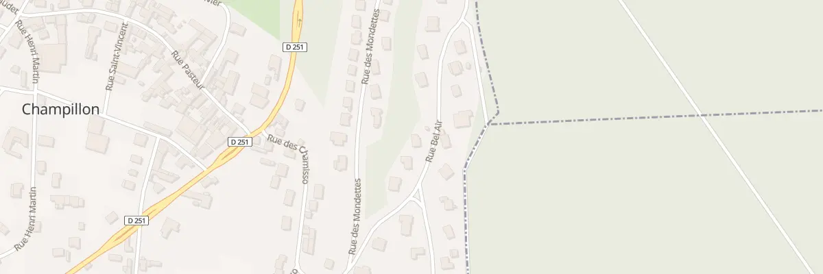Plan du 6 Rue du Bel Air à Champillon