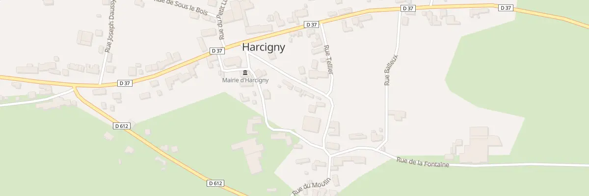 Plan du 4 Rue de la Fontaine à Harcigny