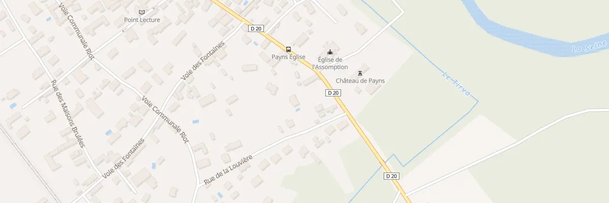 Plan du 7 Rue Hugues de Payns à Payns