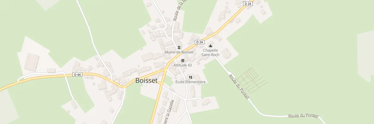 Plan du 5005 Le Bourg à Boisset