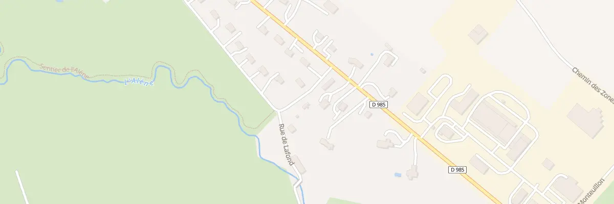 Plan du 32 Rue Lafond à Luzy