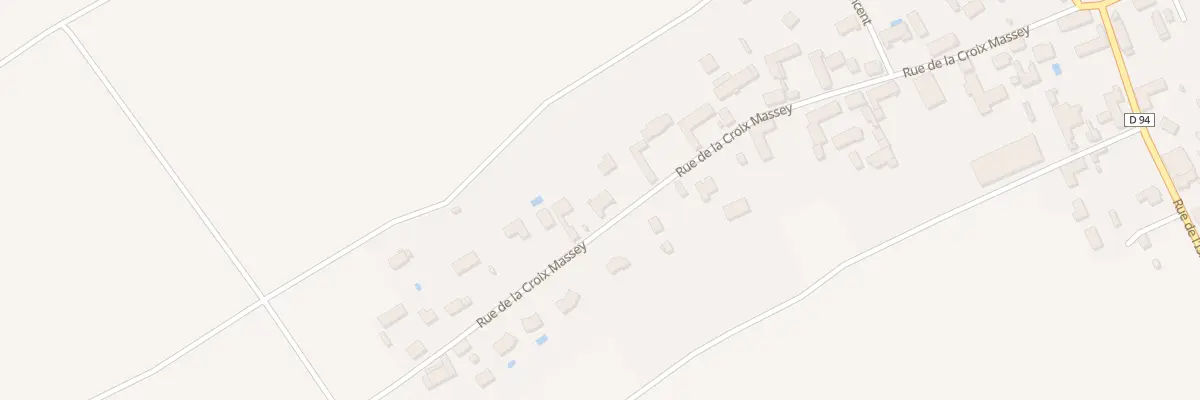 Plan du 21 Rue de la Croix Massey à Laines-aux-Bois