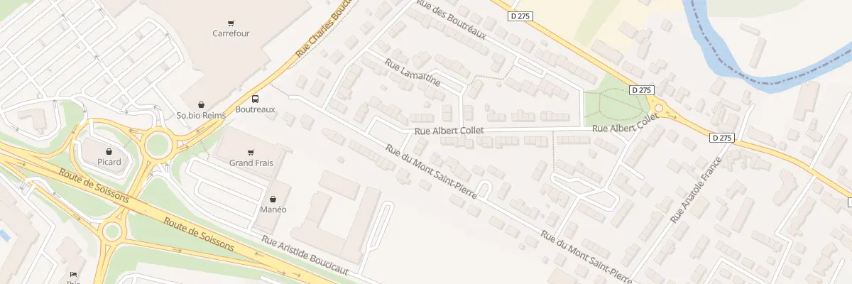 Plan du 55 Rue Albert Collet à Tinqueux